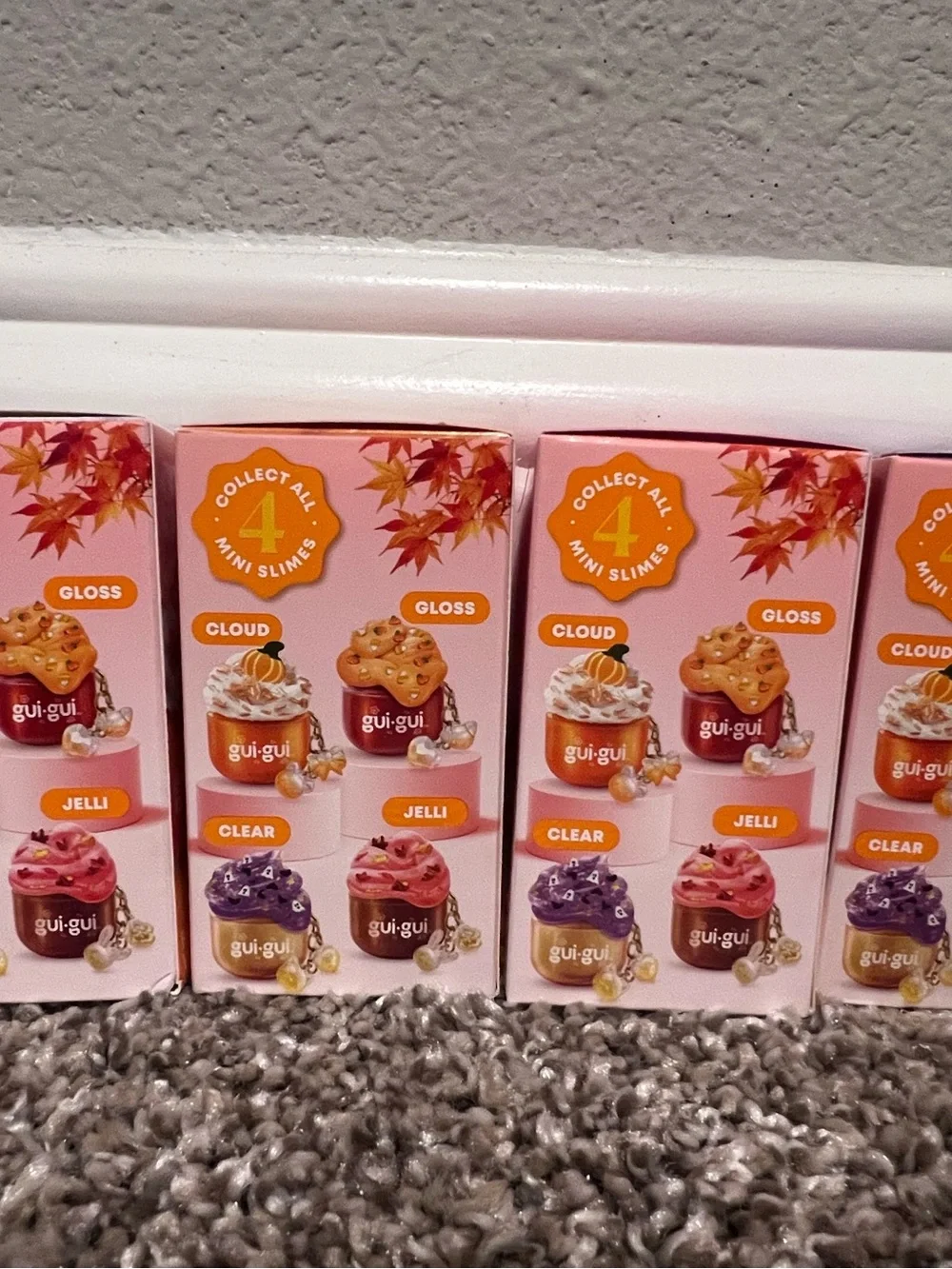 Mini Gui Gui Fall edition Slime Kit - 4 pack